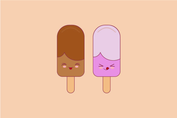 Download Cute Kawaii Ice Cream Design - Ice cream design Collection